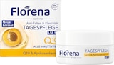 Tagescreme Q10 & Aprikosenkernöl Anti-Falten & Elastizität, LSF 15 im dm-drogerie markt Prospekt Tagescreme Q10 & Aprikosenkernöl Anti-Falten & Elastizität, LSF 15 von Florena im aktuellen dm-drogerie markt Prospekt für 6,95 €