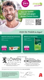 mea - meine apotheke Apotheken Prospekt der aktuellen Woche mit 4 Seiten, gültig von 01.08.2026 bis 31.08.2026, in Wegberg und Umgebung Aktueller mea - meine apotheke Apotheken Prospekt in Wegberg und Umgebung, "Unsere August-Angebote" mit 4 Seiten, 01.08.2026 - 31.08.2026