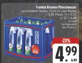 Mineralwasser Angebote von Franken Brunnen bei E center Coburg für 4,99 €