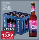 Paulaner Cola bei Getränke König im Prospekt "" für 13,99 €