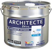 Leroy Merlin Vélizy-Villacoublay - PEINTURE BLANCHE ARCHITECTE DÉCO MAT 10 L Promo PEINTURE BLANCHE ARCHITECTE DÉCO MAT 10 L dans le catalogue Leroy Merlin "La fête de vos projets" à Vélizy-Villacoublay