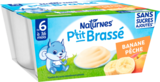 P'TIT BRASSÉS SAVEUR BANANE PÊCHE NATURNES - NATURNES en promo chez Auchan Hypermarché P'TIT BRASSÉS SAVEUR BANANE PÊCHE NATURNES - NATURNES dans le catalogue Auchan Hypermarché