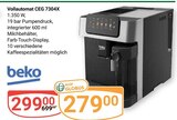 Vollautomat CEG 7304X Angebote von beko bei GLOBUS Altenburg für 279,00 €
