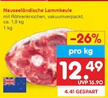 Neuseeländische Lammkeule für 12,49 € bei Netto Marken-Discount im Angebot Neuseeländische Lammkeule im aktuellen Netto Marken-Discount Prospekt