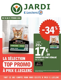 Prospectus Supermarchés de E.Leclerc à Josselin: "LA SÉLECTION TOP PROMO À PRIX E.LECLERC", 8 pages, 10/02/2026 - 21/02/2026