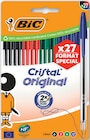 27 Stylos Bille Cristal Format Spécial - BIC - Netto 27 Stylos Bille Cristal Format Spécial - BIC à 1,19 € dans le catalogue Netto