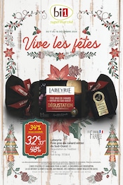 Catalogue Supermarchés Bi1 en cours à Isenay et alentours, "Vive les fêtes", 36 pages, 11/12/2024 - 16/12/2024