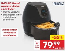 Netto Marken-Discount Wolfenbüttel - Heißluftfritteuse/Aerofryer digital Heißluftfritteuse/Aerofryer digital Angebot bei Netto Marken-Discount Wolfenbüttel im Prospekt "GARANTIERT NIRGENDWO GÜNSTIGER"