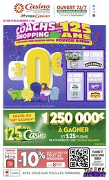 Catalogue Casino Supermarchés avec 44 pages de promos Prospectus Casino Supermarchés, "LES COACHS SHOPPING", pages, 29/05/2023 - 11/06/2023