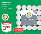 Teelichte im Angebot bei GLOBUS in Wetzlar Teelichte Angebote von OHO bei GLOBUS Wetzlar für 3,99 €