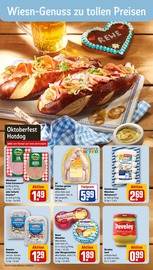 Weißwurst im REWE Prospekt in Kaufbeuren Aktueller REWE Prospekt mit Weißwurst, "Dein Markt", Seite 4