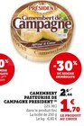 Hyper U Boulazac - Promo Camembert pasteurisé de campagne Promo Camembert pasteurisé de campagne à 1,70 € dans le catalogue Hyper U à Boulazac