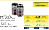 Aktuelles Whiskey und Cola / Cola Zero Angebot bei METRO in Mannheim ab 2,13 €