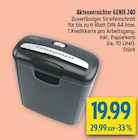 Aktenvernichter GENIE 240 im Angebot bei diska in Amberg Aktenvernichter GENIE 240 Angebote von GENIE bei diska Amberg für 19,99 €