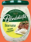 Sauce Béarnaise à l'Estragon et Échalotes - Bénédicta dans le catalogue Intermarché Hyper