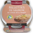 Rillettes de saumon au citron et à l'aneth - Les Mouettes d'Arvor - Intermarché à Rennes Rillettes de saumon au citron et à l'aneth - Les Mouettes d'Arvor en promo chez Intermarché Rennes à 6,20 €