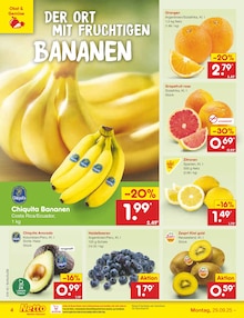 Bananen im Netto Marken-Discount Prospekt "Aktuelle Angebote" mit 62 Seiten (Mülheim (Ruhr))