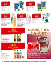 Promos Jus De Mangue dans le catalogue "NOUVEL AN LUNAIREE" de Carrefour à la page 18