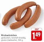 EDEKA Herbrechtingen - Rindswürstchen Angebot im Prospekt Rindswürstchen bei EDEKA im Herbrechtingen Prospekt für 1,49 €
