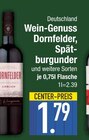 Rotwein im EDEKA Prospekt Wein-Genuss Dornfelder im aktuellen EDEKA Prospekt für 1,79 €