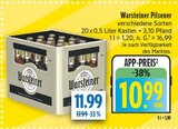 Aktuelle Warsteiner Angebote bei diska in Coburg Aktuelles Pilsener Angebot bei diska in Coburg ab 10,99 €