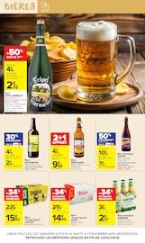 Promos Bière dans le catalogue "AU COEUR DU GOÛT" de Carrefour Market Bière en promo dans le catalogue Carrefour Market à la page 32