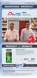 Iller-Apotheke Apotheken Prospekt der aktuellen Woche mit 6 Seiten, gültig von 01.10.2026 bis 31.10.2026, in Illertissen und Umgebung Aktueller Iller-Apotheke Apotheken Prospekt in Illertissen und Umgebung, "Aktuelle Angebote" mit 6 Seiten, 01.10.2026 - 31.10.2026