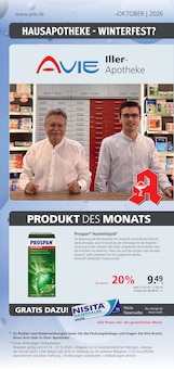 Aktueller Iller-Apotheke Prospekt für Dietenheim und Ungebung, Seiten zum blättern Iller-Apotheke Prospekt Aktuelle Angebote mit Seiten in Dietenheim und Umgebung