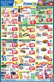 Frischemarkt Frauen Discounter Prospekt der aktuellen Woche mit 2 Seiten, gültig von 12.10.2026 bis 17.10.2026, in Nortorf und Umgebung Aktueller Frischemarkt Frauen Discounter Prospekt in Nortorf und Umgebung, "Top Angebote" mit 2 Seiten, 12.10.2026 - 17.10.2026