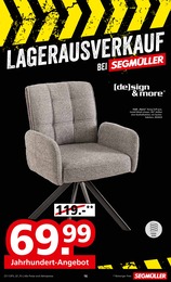 Stuhl im Segmüller Prospekt Stuhl im Segmüller Prospekt LAGERAUSVERKAUF BEI SEGMÜLLER auf S. 16