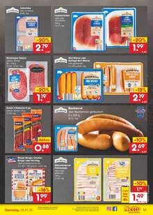 Wurst im Netto Marken-Discount Prospekt "Aktuelle Angebote" mit 59 Seiten (Jena)