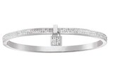 BRACELET JONC ACIER ET OXYDES DE ZIRCONIUM en promo chez Auchan Hypermarché BRACELET JONC ACIER ET OXYDES DE ZIRCONIUM dans le catalogue Auchan Hypermarché
