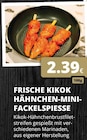 Frische Kikok Hähnchen-Mini-Fackelspiesse Angebote von Kikok bei REWE Köln für 2,39 €