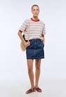 Jupe courte en denim en promo chez Monoprix Margaret Jupe courte en denim dans le catalogue Monoprix Margaret