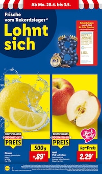 Äpfel im Lidl Prospekt "LIDL LOHNT SICH" mit 61 Seiten (Bochum)