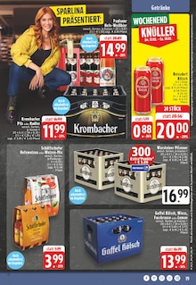 Bier im EDEKA Prospekt "Aktuelle Angebote" mit 26 Seiten (Siegburg)