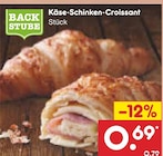Käse-Schinken-Croissant Angebote von Backstube bei Netto Marken-Discount Potsdam für 0,69 €