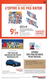 Promos Chaussettes dans le catalogue "VIVE LA FIN DES VACANCES" de Intermarché Super Chaussettes en promo dans le catalogue Intermarché Super à la page 39