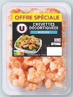 Crevettes Décortiquées - U en promo chez U Express Poitiers à 4,40 €