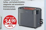 Toaster TAT2M1123 im V-Markt Prospekt Toaster TAT2M1123 von Bosch im aktuellen V-Markt Prospekt für 34,99 €