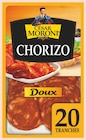 Chorizo doux - CÉSAR MORONI en promo chez Intermarché Chorizo doux - CÉSAR MORONI dans le catalogue Intermarché