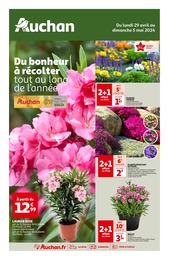 Catalogue Auchan Hypermarché "Du bonheur à récolter tout au long de l'année !" à Nantes et alentours, 4 pages, 29/04/2024 - 05/05/2024