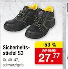 Aktuelle Arbeitsschuhe Angebote bei Zimmermann in Hannover Aktuelles Sicherheitsstiefel S3 Angebot bei Zimmermann in Hannover ab 27,77 €
