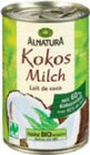 Bio Kokosmilch von Alnatura für 1,99 € bei Netto Marken-Discount im Angebot Bio Kokosmilch von Alnatura im aktuellen Netto Marken-Discount Prospekt