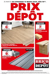 Prospectus Brico Dépôt à Le Mans, "PRIX DÉPÔT", 1 page, 13/03/2026 - 18/03/2026
