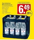 Mineralwasser Angebote von Gerolsteiner bei WEZ Bad Oeynhausen für 6,49 €