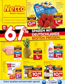 Hähnchen im Netto Marken-Discount Prospekt "Aktuelle Angebote" mit 61 Seiten (Wiesbaden)