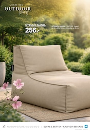 Sitzsack im Kabs Prospekt in Oberhausen Aktueller Kabs Prospekt mit Sitzsack, "OUTDOOR LIVING", Seite 8