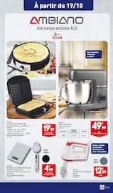 Promos Balance Électronique De Cuisine dans le catalogue "ARRIVAGES SOIN ET BEAUTÉ POUR CET AUTOMNE" de Aldi à la page 24