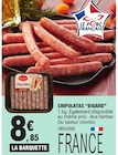 Chipolatas - BIGARD en promo à 8,85 € chez E.Leclerc Chipolatas - BIGARD dans le catalogue E.Leclerc